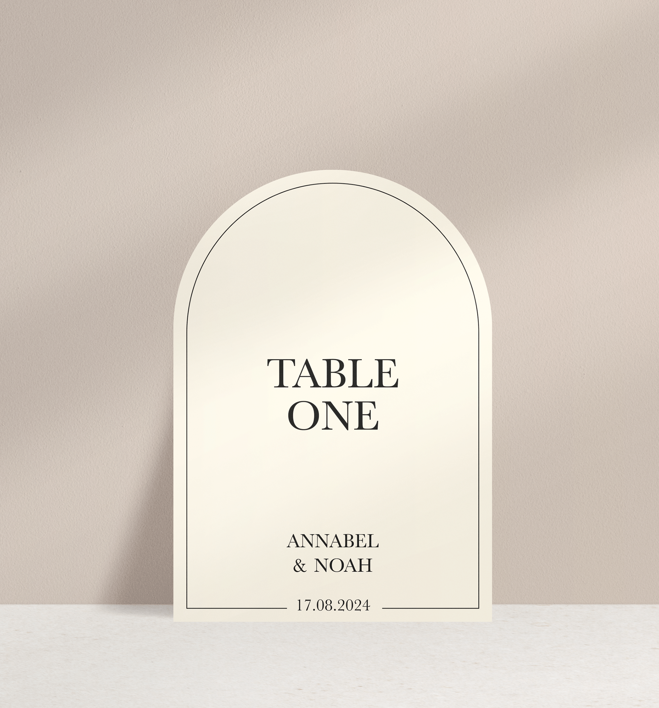 Annabel Table Number