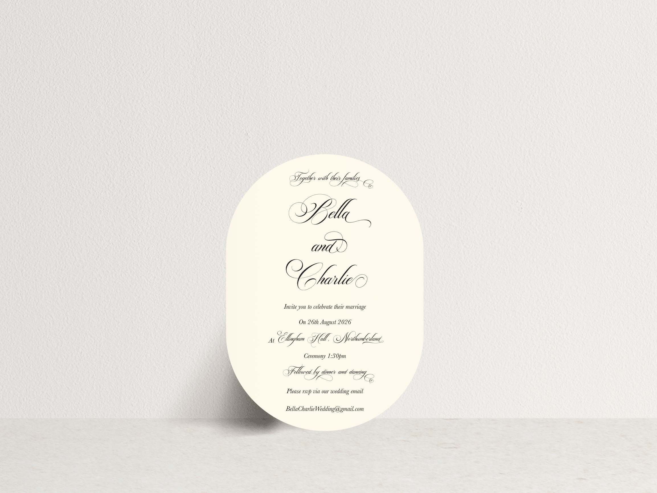 Bella Invitation ~ 1 card