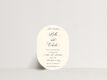 Bella Invitation ~ 1 card
