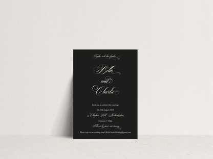 Bella Invitation ~ 1 card