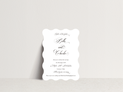 Bella Invitation ~ 1 card
