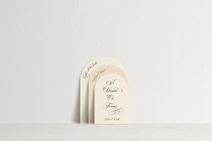 Bella Invitation - 3 card stacked