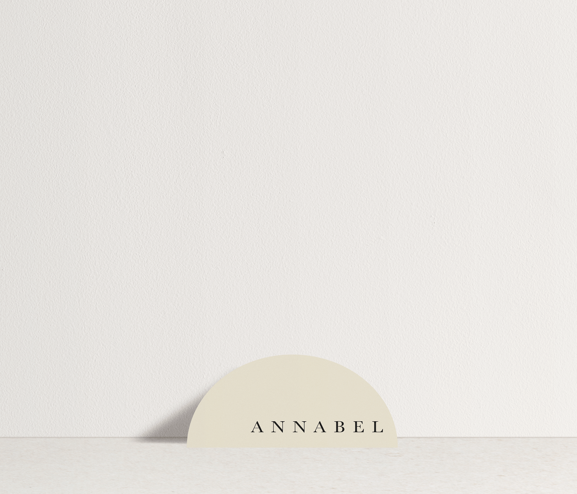 Annabel Name Card