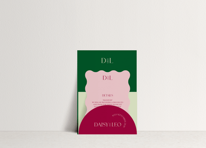 Daisy Invitation 4 Card Stack