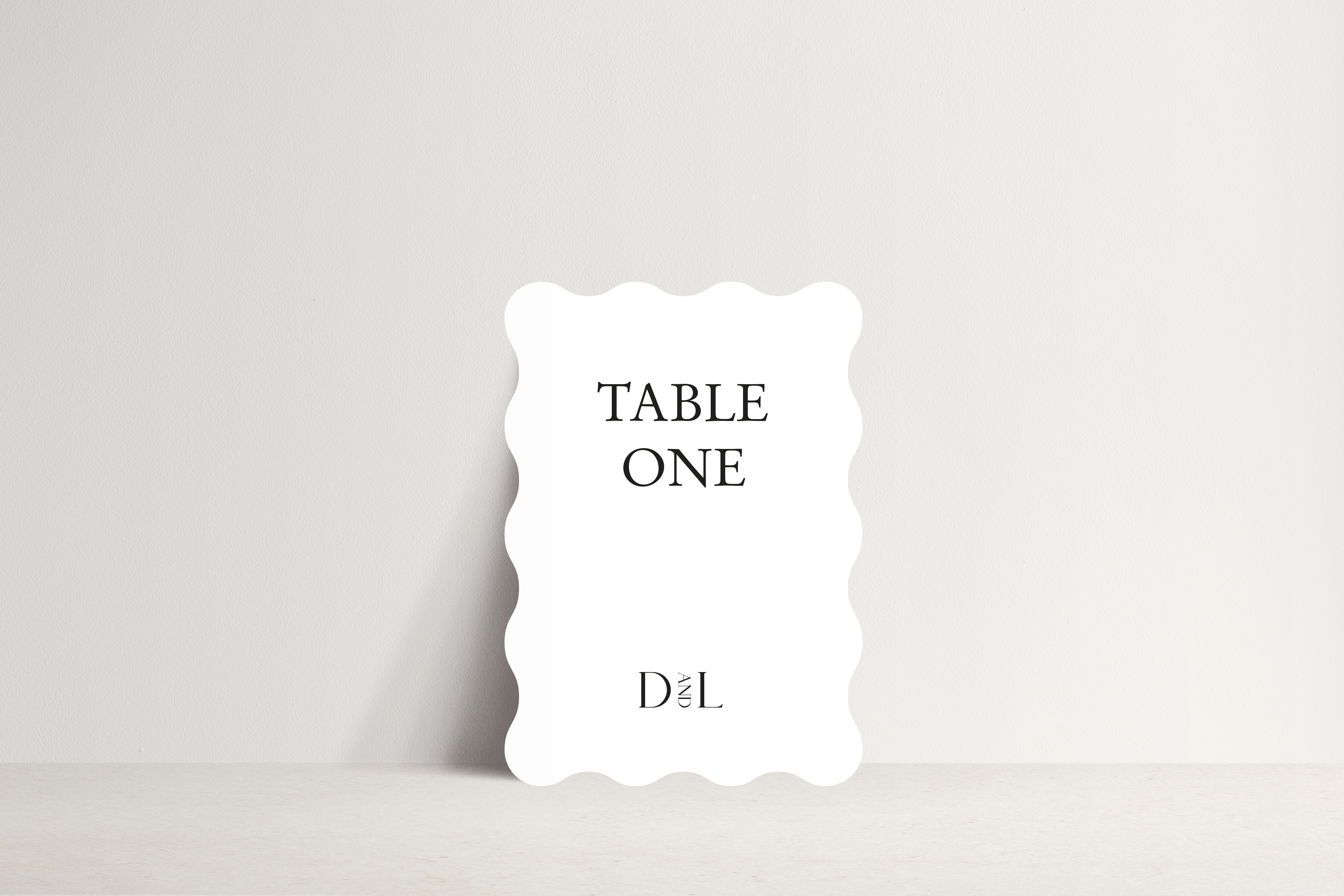 Daisy Table Number