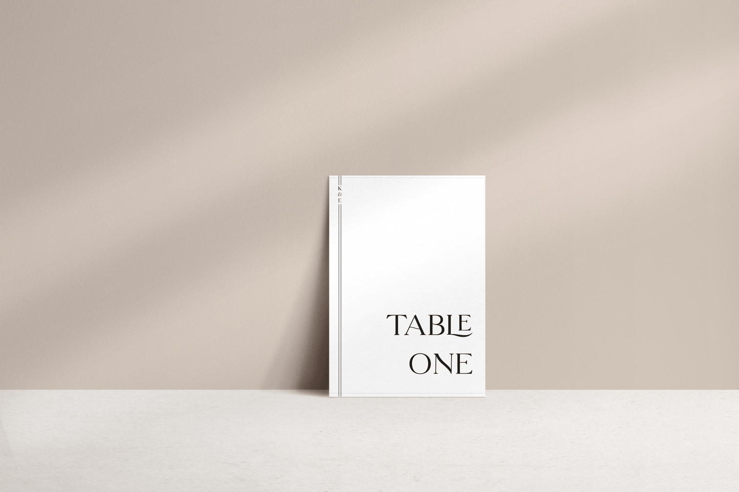 Evie Table Number