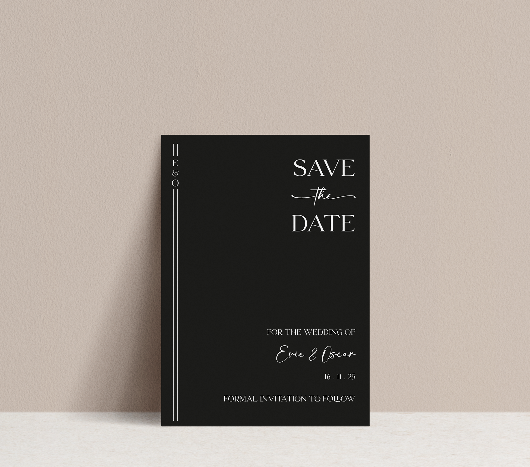 Evie ~ Save The Date