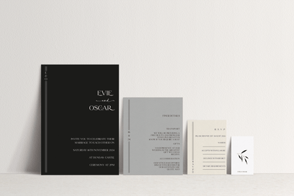 Evie Invitation 4 card stack