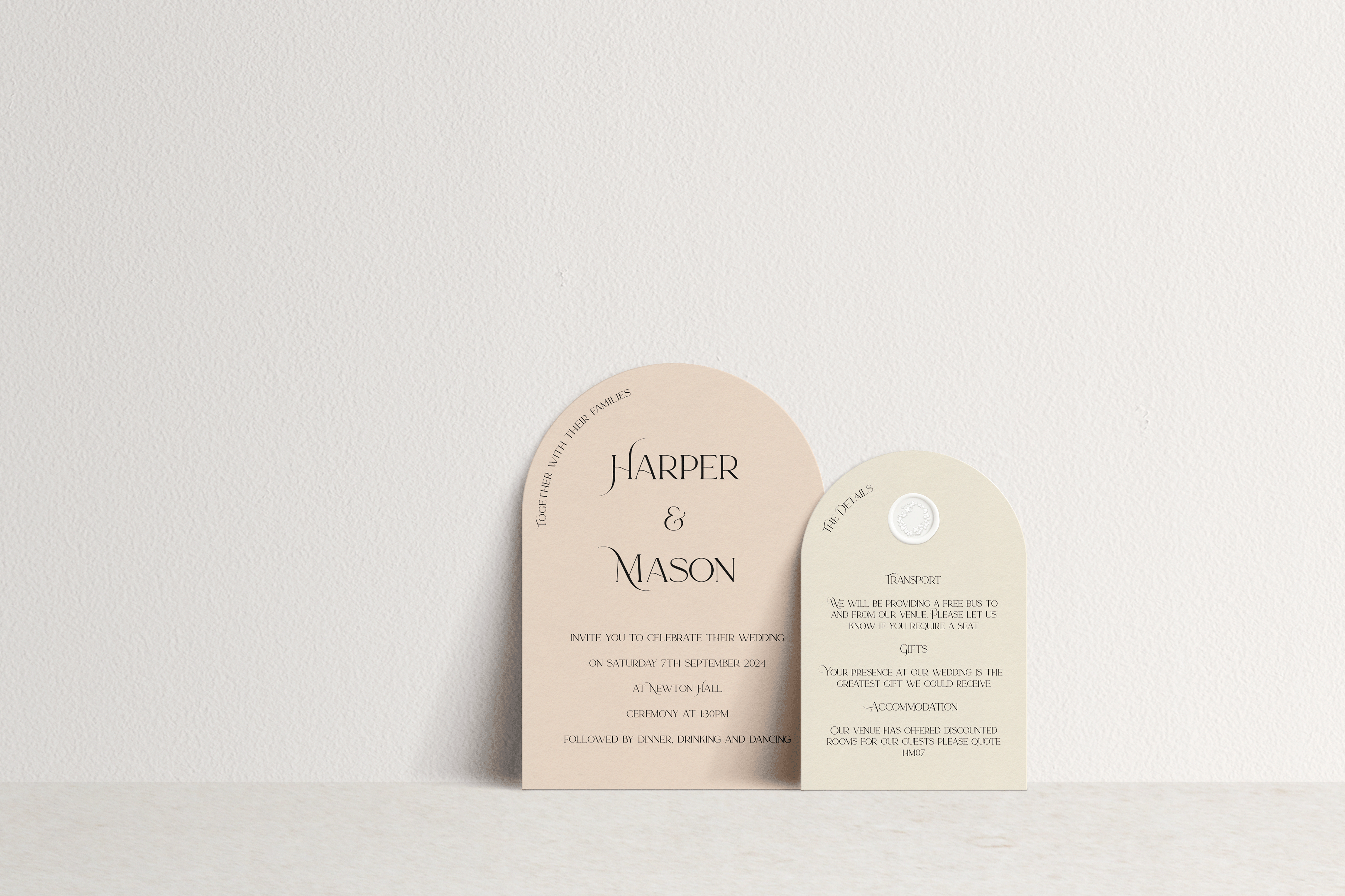 Harper Invitation 2 card