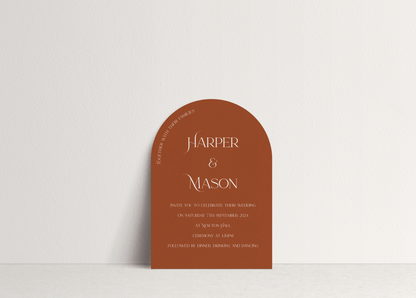 Harper Invitation ~ 1 card