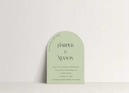 Harper Invitation ~ 1 card