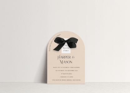 Harper Invitation ~ 1 card