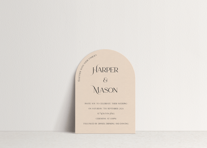 Harper Invitation ~ 1 card