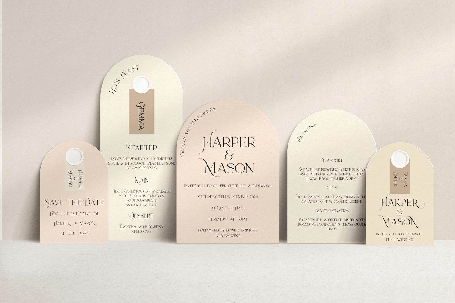 Newcastle Wedding Stationery. Newcastle Wedding Invitations. Northumberland Wedding Invitations. North East Wedding Invitations. Modern Luxury Wedding Invitations