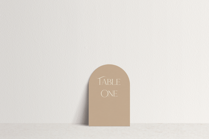Harper Table Number