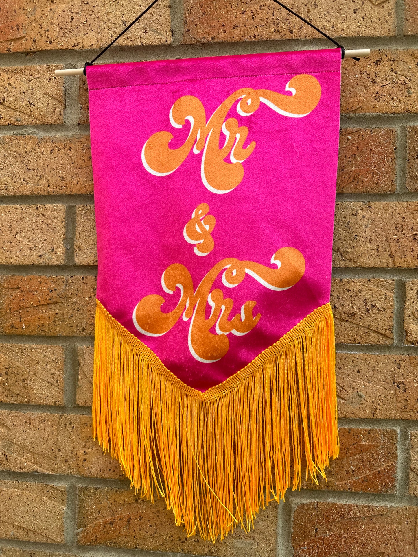 25cm x 30cm Velvet Banner Next Day Delivery