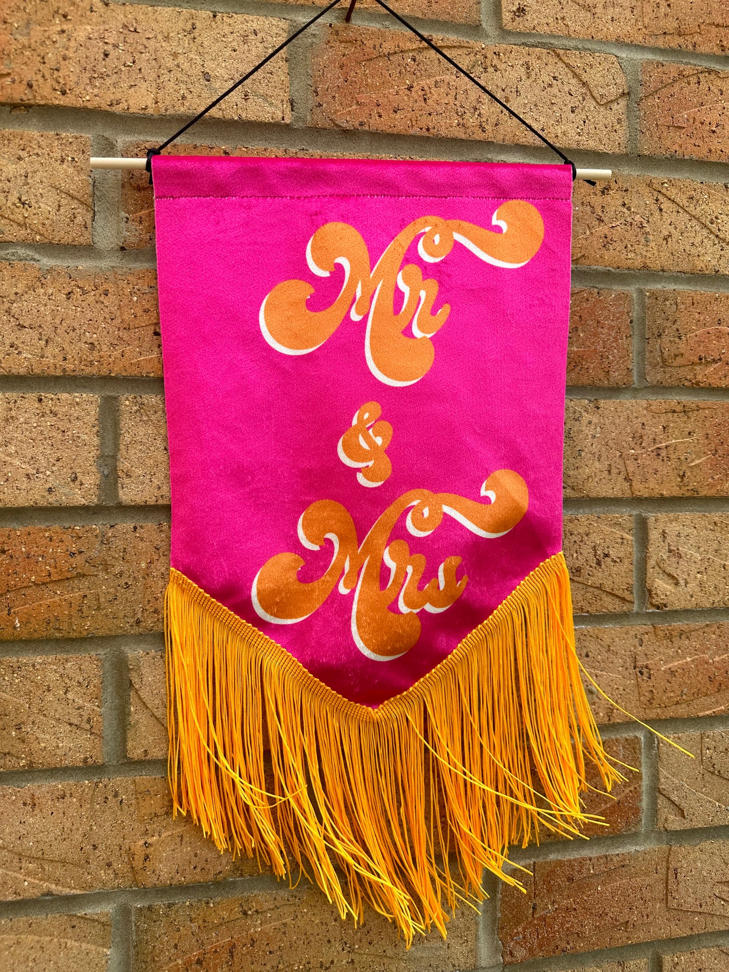 25cm x 30cm Velvet Banner Next Day Delivery