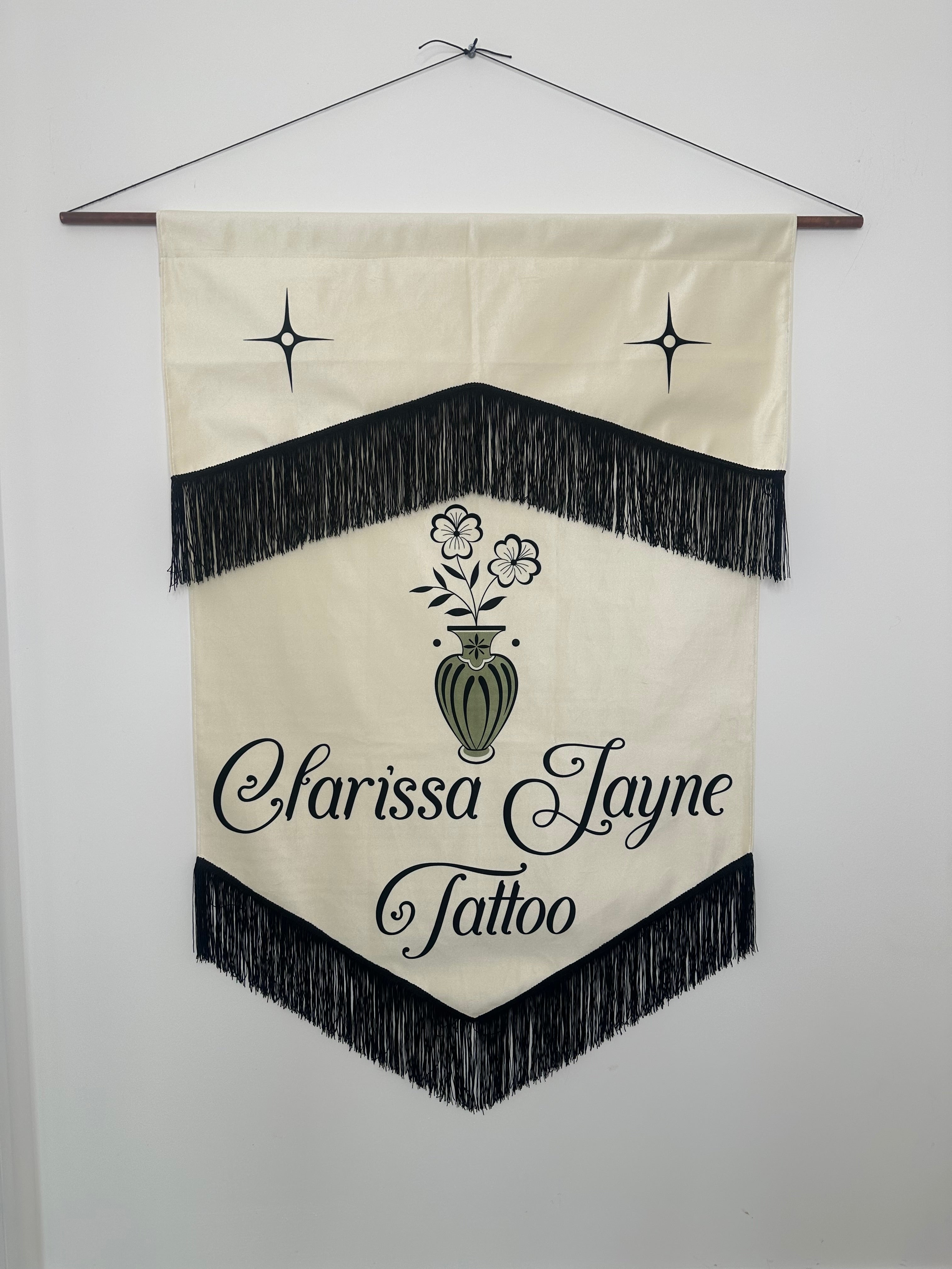 Velvet Tattoo Business Banner