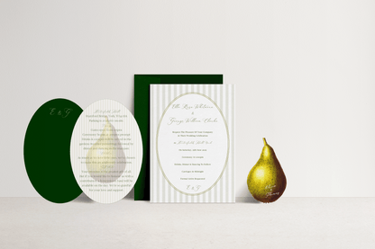 Ella Invitation 3 piece card set