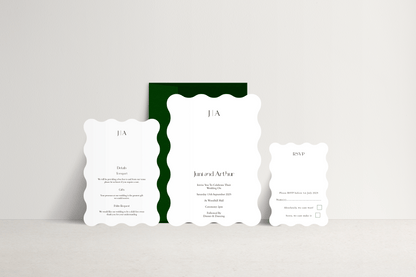 Juni Invitation 3 card stack