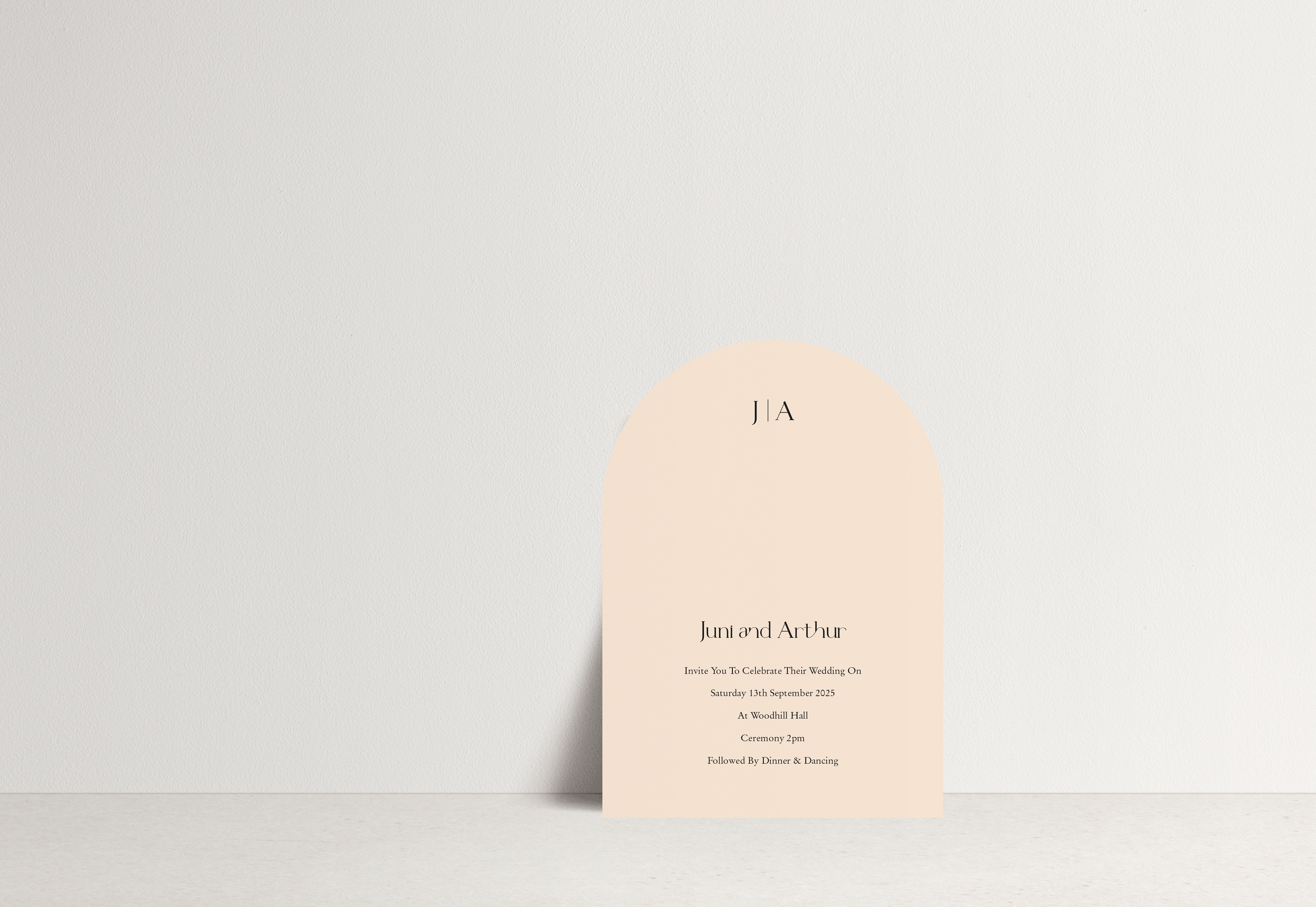 Juni Invitation ~ 1 card