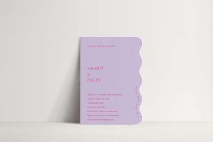 Margot Invitation ~ 1 card