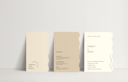 Margot Invitation - 3 card stacked