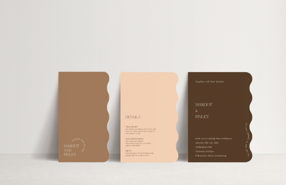 Margot Invitation - 3 card stacked