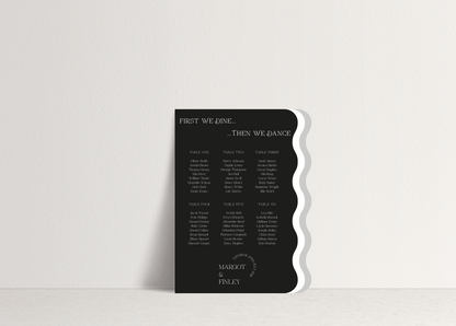 Margot Table Plan Sign