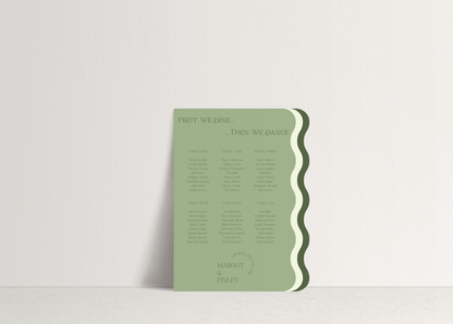 Margot Table Plan Sign