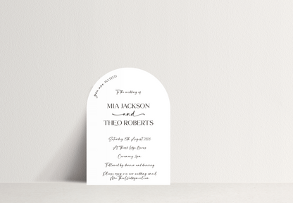 Mia Invitation ~ 1 card