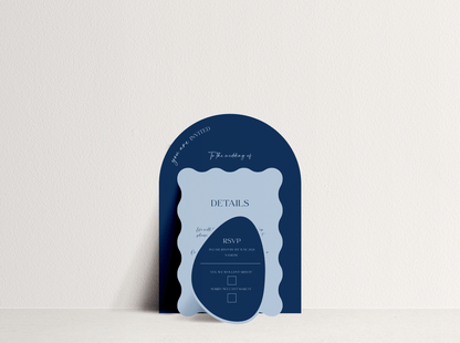 Mia Invitation ~ 3 card stack