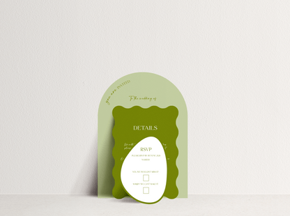 Mia Invitation ~ 3 card stack