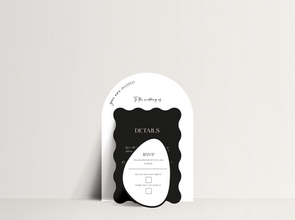 Mia Invitation ~ 3 card stack