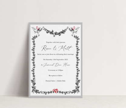 Rosie Invitation ~ 1 card