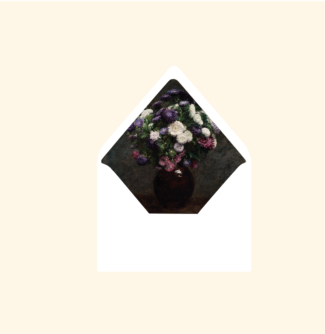 Envelope liner ~ floral 2