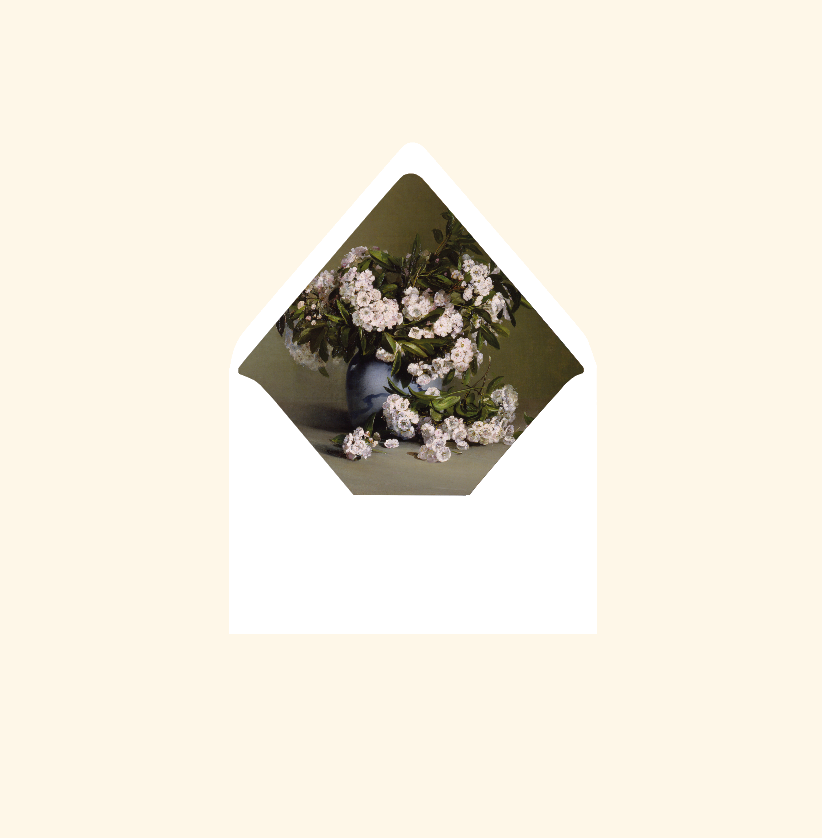 Envelope liner ~ floral 3