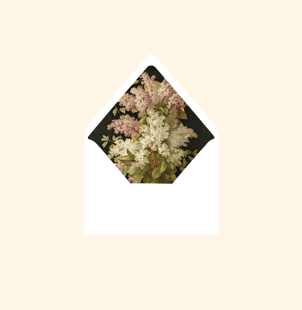 Envelope liner ~ floral 6
