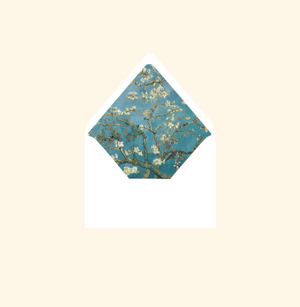 Envelope liner ~ floral 7