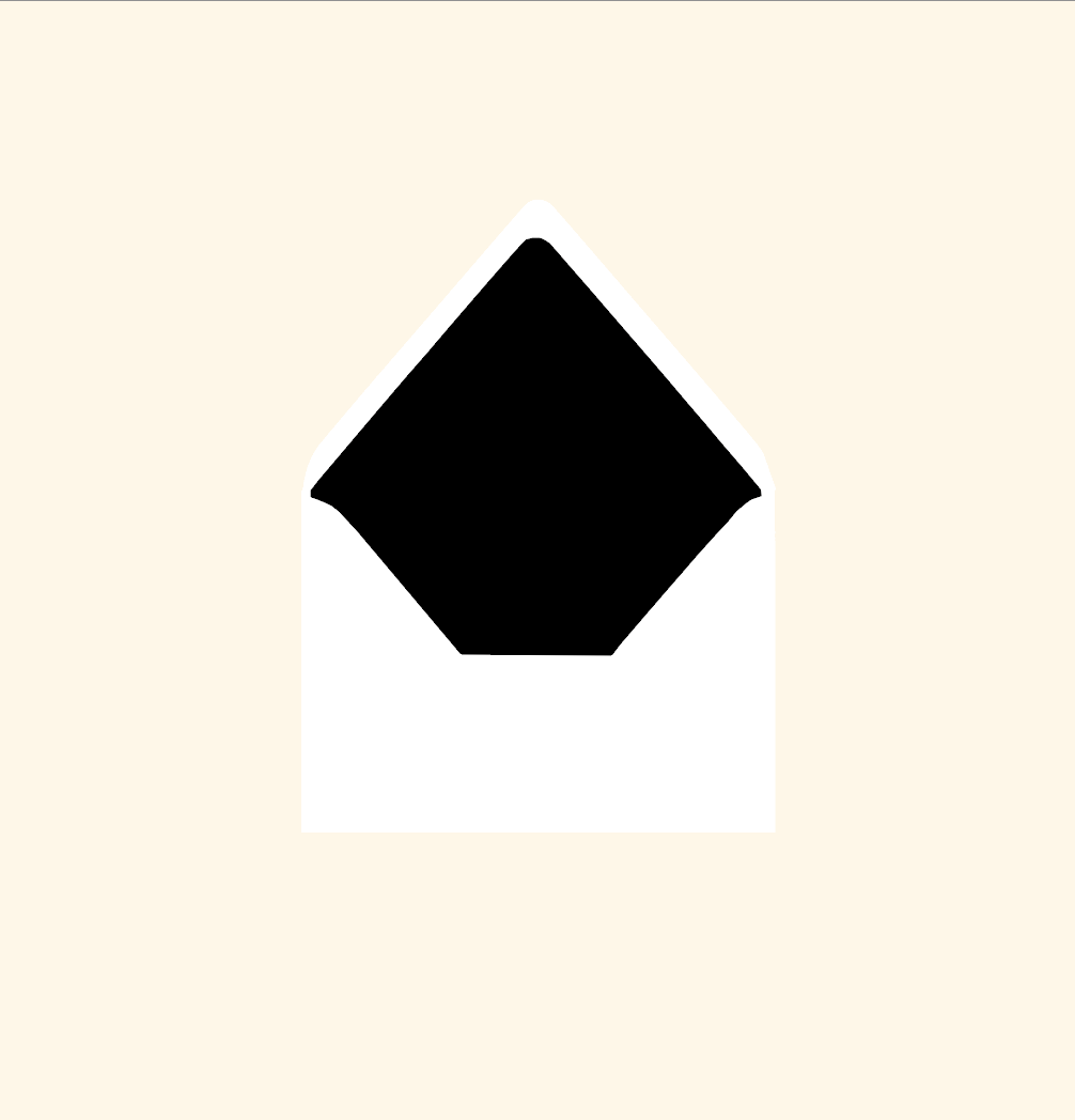 Envelope liner ~ Solid colour