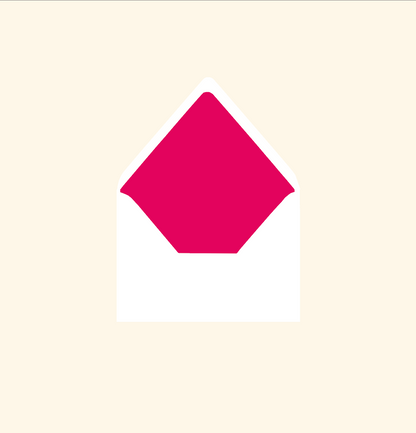 Envelope liner ~ Solid colour