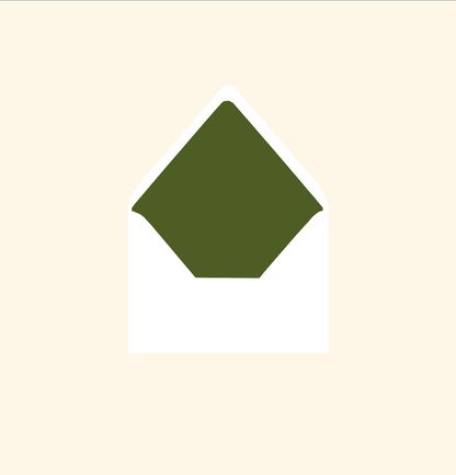 Envelope liner ~ Solid colour