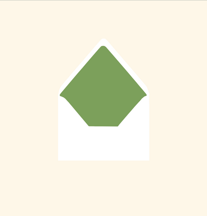 Envelope liner ~ Solid colour