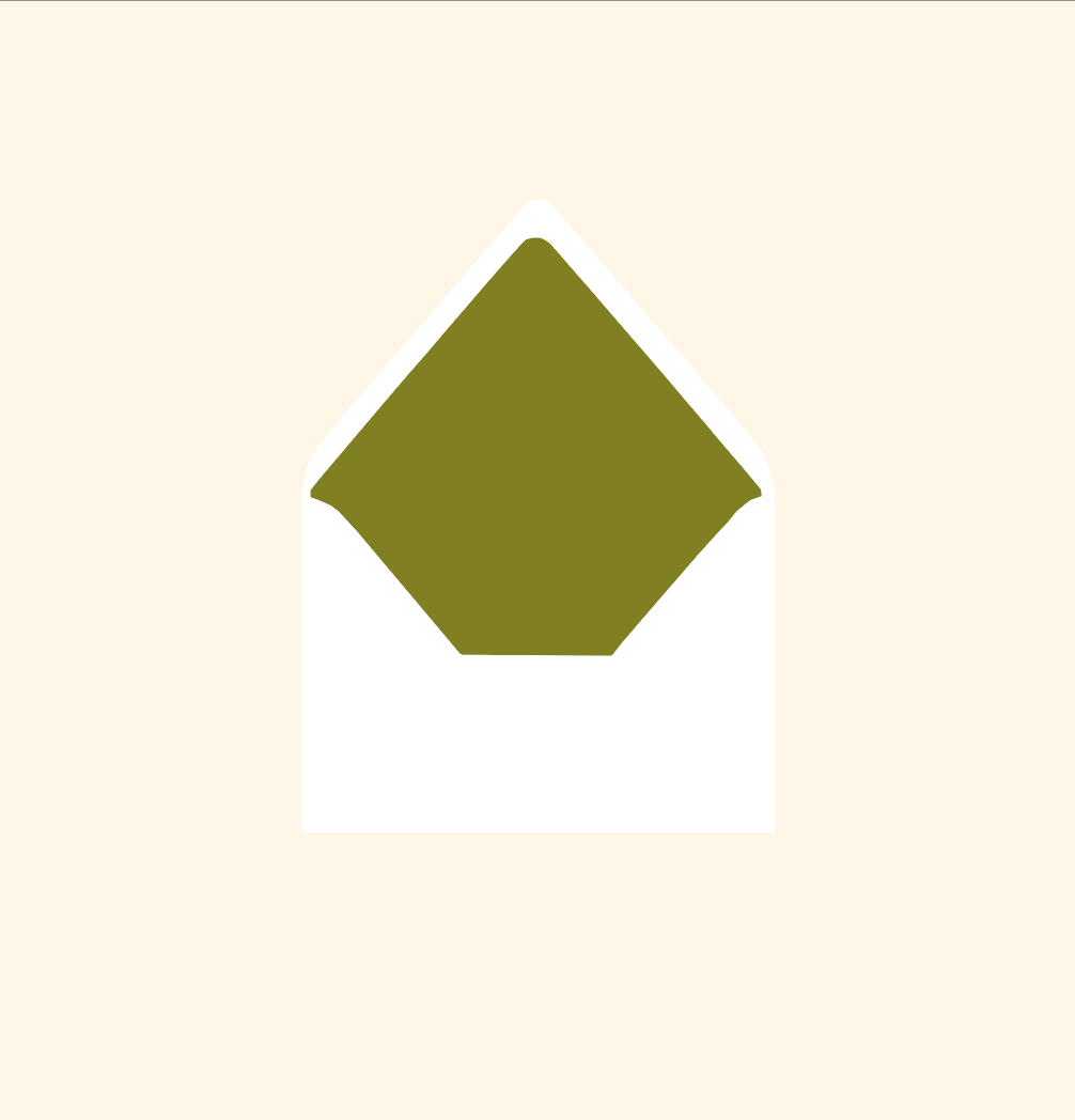 Envelope liner ~ Solid colour