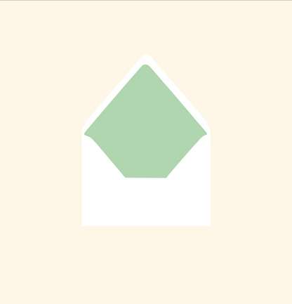 Envelope liner ~ Solid colour