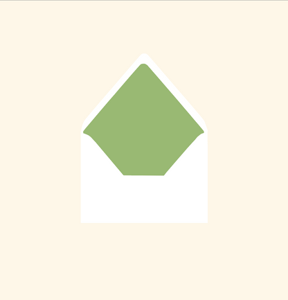 Envelope liner ~ Solid colour
