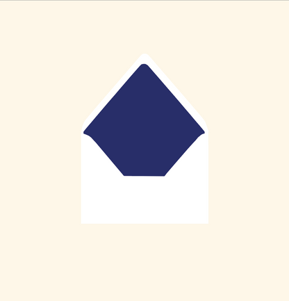 Envelope liner ~ Solid colour