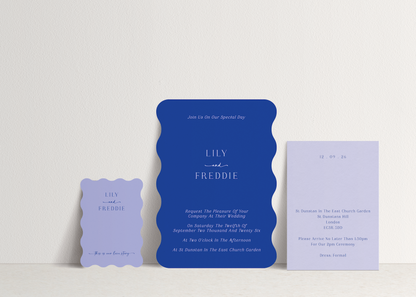 Lily Invitation - 3 card stack