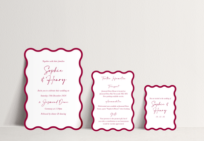 Sophie Invitation 3 card stack