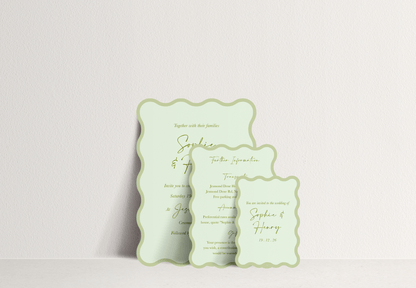 Sophie Invitation 3 card stack